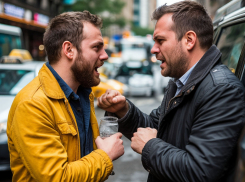 В Скадовске мужчина оскорбил полицейского и угрожал избить его