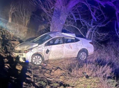 В Геническом округе водитель «Тойоты» вылетел в кювет и перевернулся