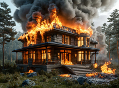 В Таврийске Херсонской области при пожаре погиб человек