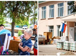 Сальдо собрал в школу дешево и сердито трех пацанов из херсонской Тавричанки