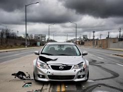 В Херсоне автомобиль ВСУ спровоцировал ДТП