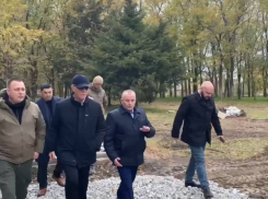 Губернатор Херсонской области ознакомился с благоустройством парка в Каланчаке