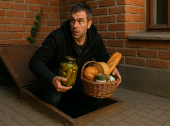 В Юбилейном вор-гастроном вытащил еду из подвала соседа