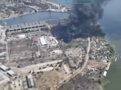 Появилось видео, как артиллерия РФ сожгла дотла позиции ВСУ на берегу Днепра