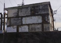 В Каховском округе возвели новый саркофаг для защиты энергообъектов