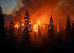 В Скадовском округе локализовали степной пожар площадью 35 гектаров