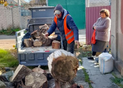 Пожилой жительнице Геническа пришлось выпрашивать дрова у Сальдо