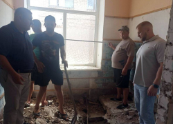 Туалет в херсонской школе будут ремонтировать специалисты из Псковской области