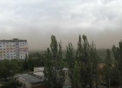 Похожая на Апокалипсис песчаная буря внезапно накрыла Херсонскую область