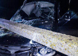 В Херсонской области пассажир авто погиб из-за столкновения с опорой ЛЭП