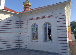 В Херсонской области дрон ВСУ сбросил снаряд на православный храм