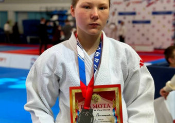 Виталина Сердюк из Херсонщины заняла 2 место на всероссийских соревнованиях по дзюдо