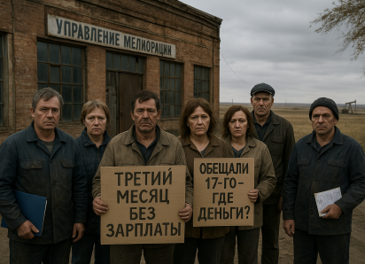 Работники херсонского госпредприятия третий месяц сидят без обещанной зарплаты
