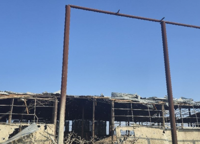 Дрон ВСУ атаковал склад в Херсонской области, сгорело 700 тонн зерна