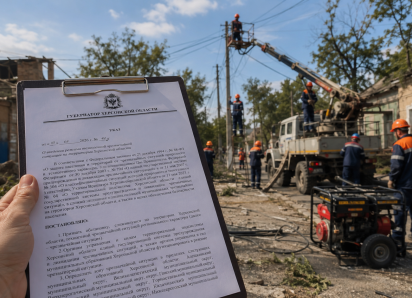 В Херсонской области второй раз за месяц официально ввели режим ЧС