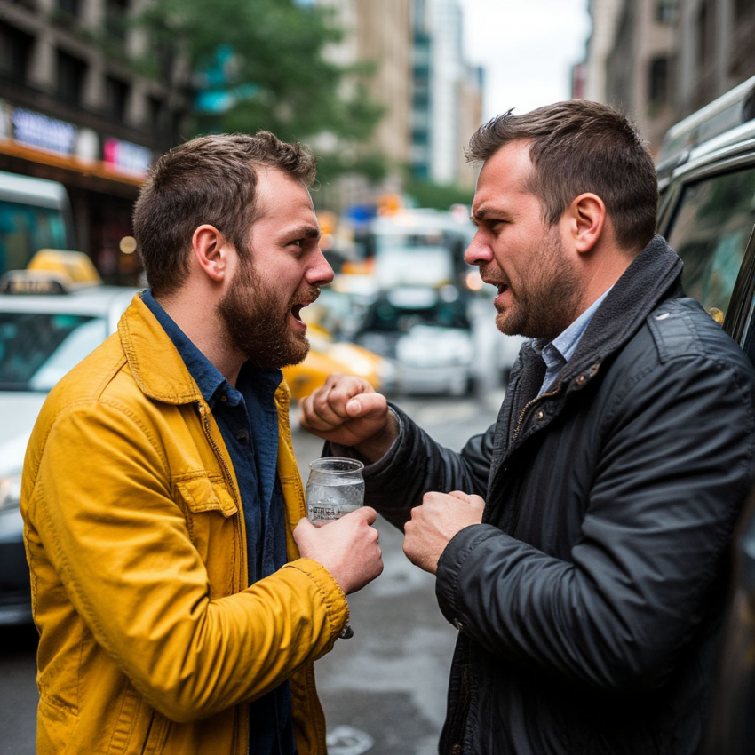 В Скадовске мужчина оскорбил полицейского и угрожал избить его
