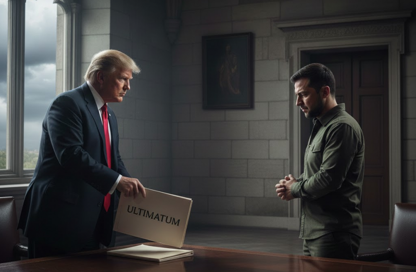 Новости СВО: новый ультиматум Трампа для Киева и «мальчики» Макрона появились в Херсоне