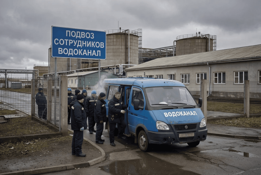 Водоканал Херсонской области не ответил на вопрос о подвозе сотрудников