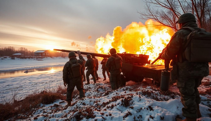 В Херсонской области бойцы «Днепра» уничтожили 80 боевиков и американскую гаубицу