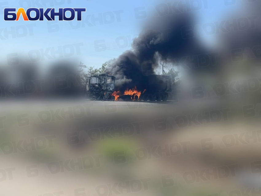 В Геническом округе БПЛА «Хорнет» атаковал грузовой автомобиль