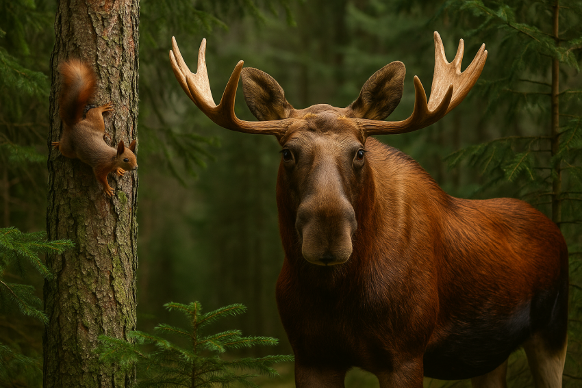 Белки сбежали, лоси пока держатся: что происходит с дикой природой Пензенской области