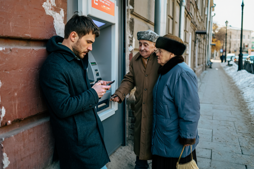 В Каланчаке аферист выманил у пожилой пары 300 тысяч под видом помощи с банкоматом