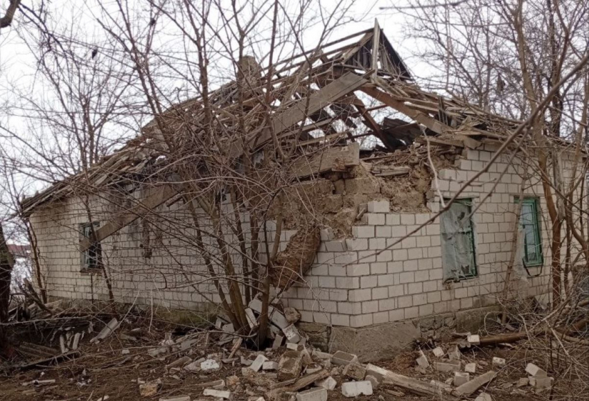 Появились кадры последствий ударов ВСУ по Алешкинскому округу