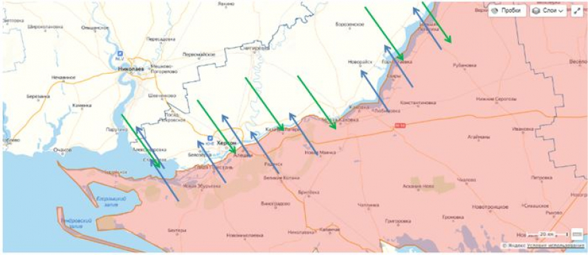 Херсонская область подверглась обстрелам более 70 раз, по предварительным подсчетам