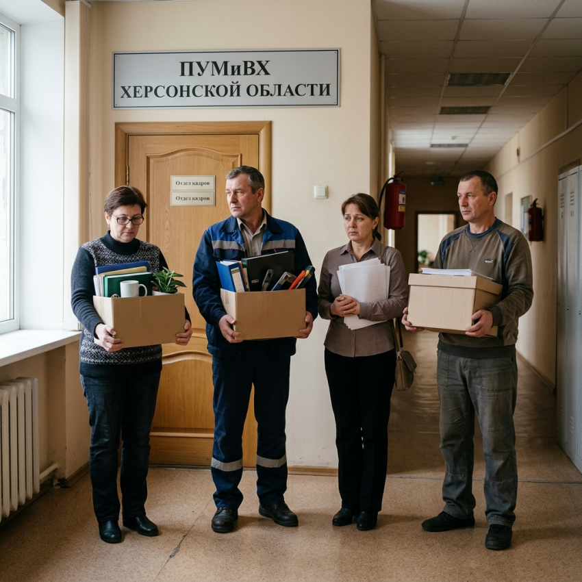 В ПУМиВХ Херсонской области подтвердили сокращение сотрудников