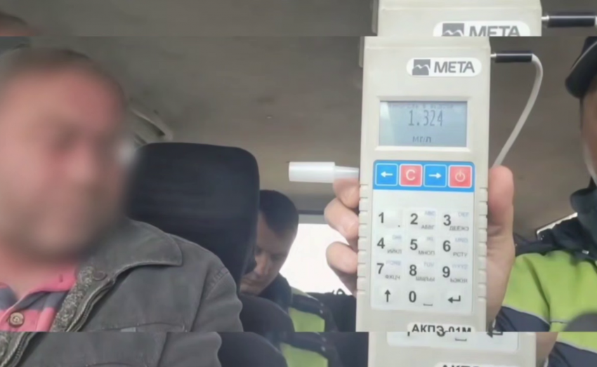 На дорогах Херсонщины пойман с трудом говорящий от опьянения водитель 