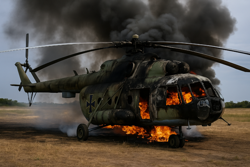 Удар ВС РФ по Ми-8 ВСУ обернулся ликвидацией «элитного» пилота Херсона