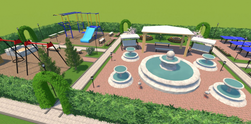 25 миллионов рублей потратят на новый парк в небольшом селе Херсонской области