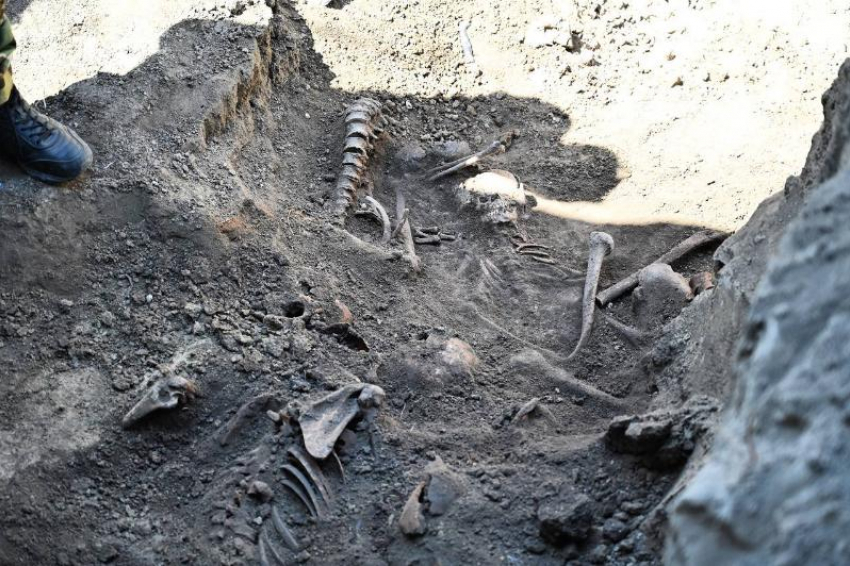 В Геническе нашли останки более 300 мирных жителей, расстрелянных в годы войны