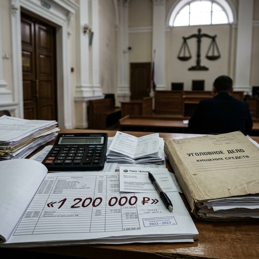 В Херсонской области главбуха обвиняют в хищении более 1,2 млн рублей со счета предприятия