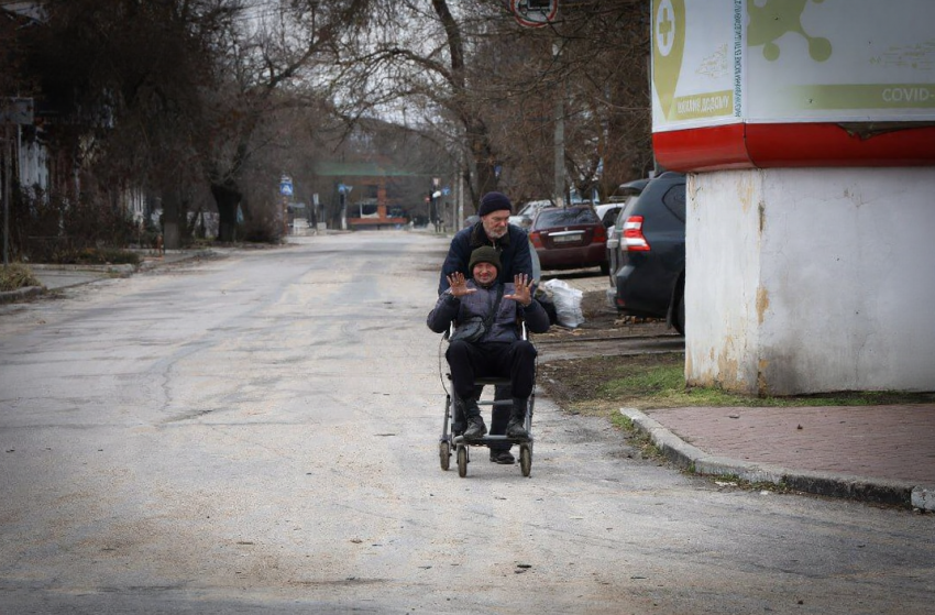 В Херсоне большую часть оставшегося населения составляют пенсионеры