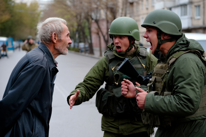 Военком избил детей палкой и напал на полицейскую в Херсоне