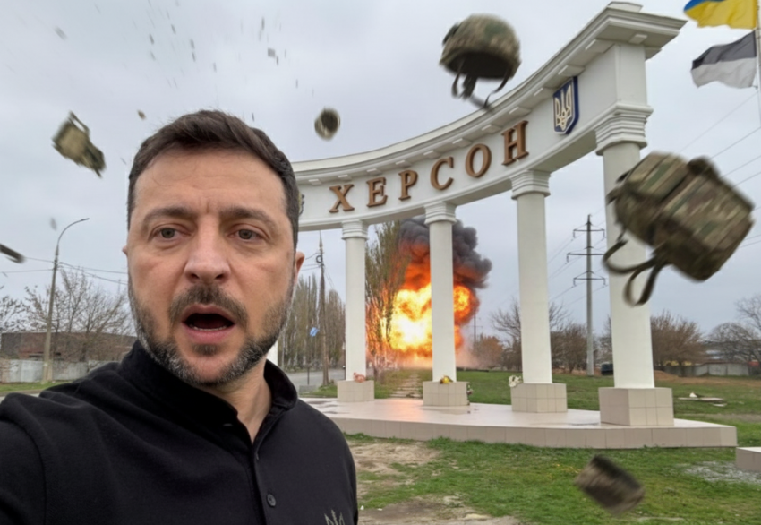 Новости СВО: удар по Оренбургу, Зеленский в Херсоне и каша из трупов ВСУ на Днепре