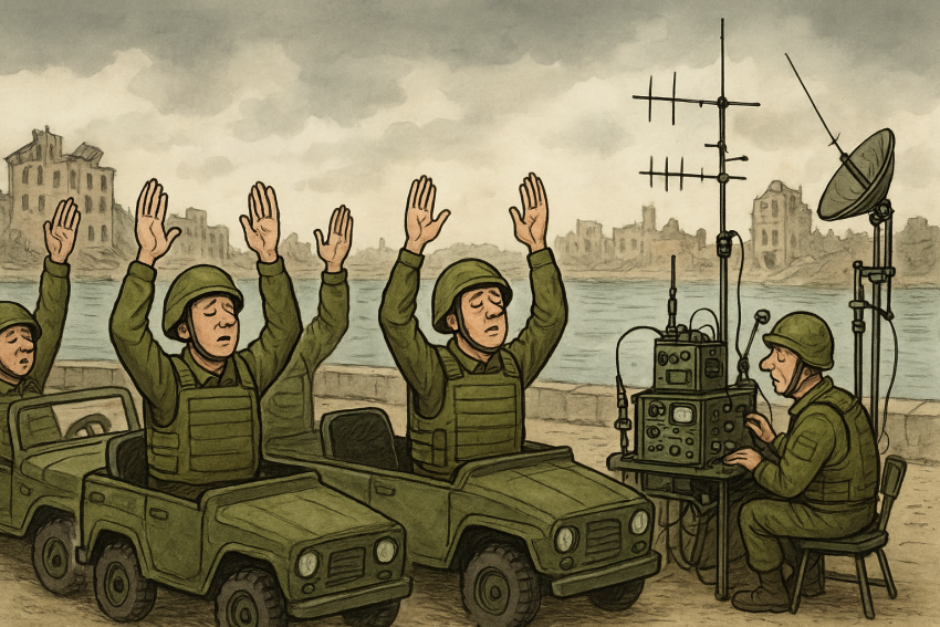 «Господи, убереги от FPV-шки окаянной»: боевики ВСУ молятся, разъезжая по Херсону