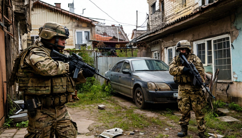 В Херсоне военные угнали «Мазду» у горожанина под дулом автомата