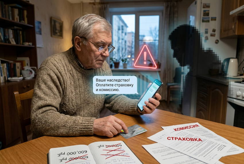 Житель Генического округа перевёл мошенникам более 600 тысяч рублей ради наследства