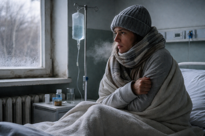 В больнице Херсонской области пациенты замерзали из-за аварийной системы отопления