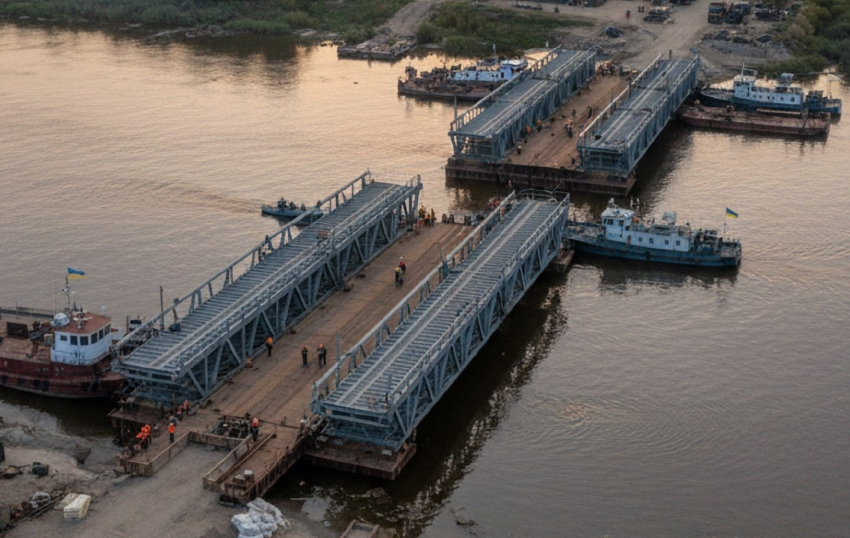 В Херсонской области восстанавливают переправы