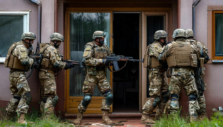 Военкомы разгромили дом херсонки в поисках её мужа