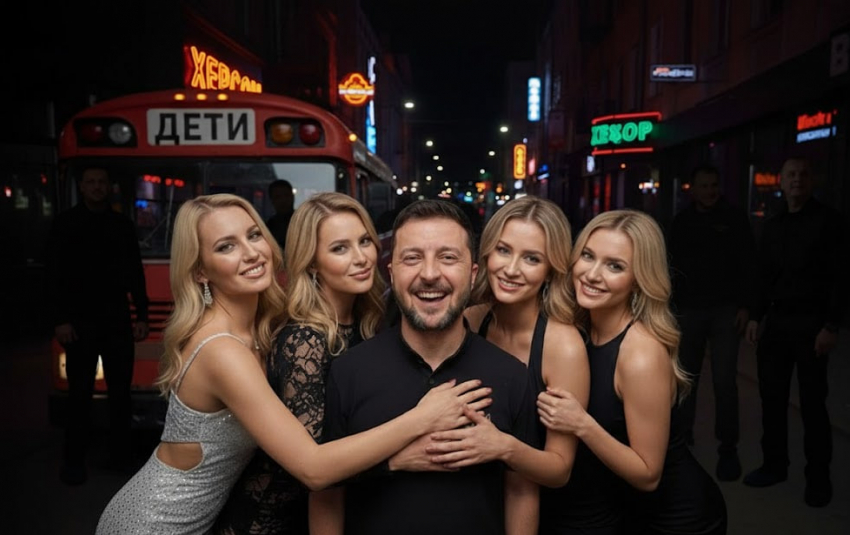 Николаевские проститутки, массовка и автобусы «Дети»: что привезли в Херсон с Зеленским