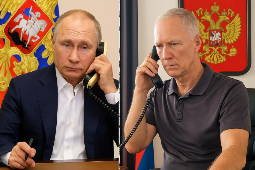 Президент России провёл телефонный разговор с главой Херсонской области